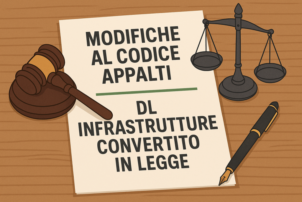 DL infrastrutture: le principali modifiche al Codice dei Contratti ...